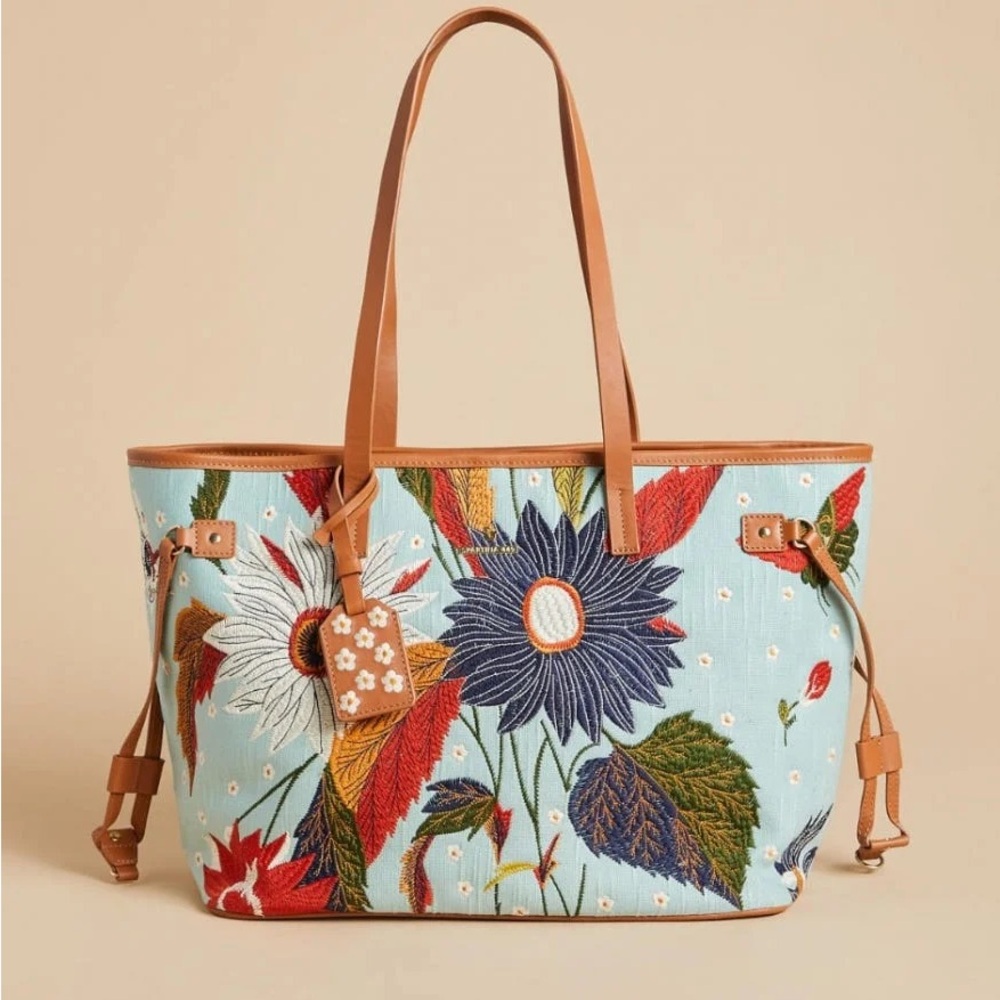 Spartina 449 Jetsetter Tote - Riverside Station Vintage Floral nwt